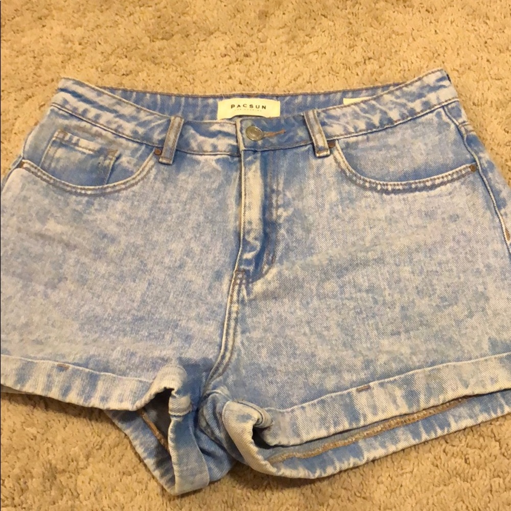PACSUN mom shirt light blue
